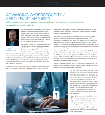 Advancing Cybersecurity / Zero Trust Maturity